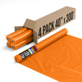 40 In. x 300 Ft. Premium Orange Table Roll | 4 Count